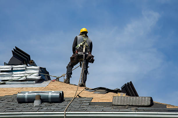 Professional Roofing technician working in Fort Monmouth, NJ